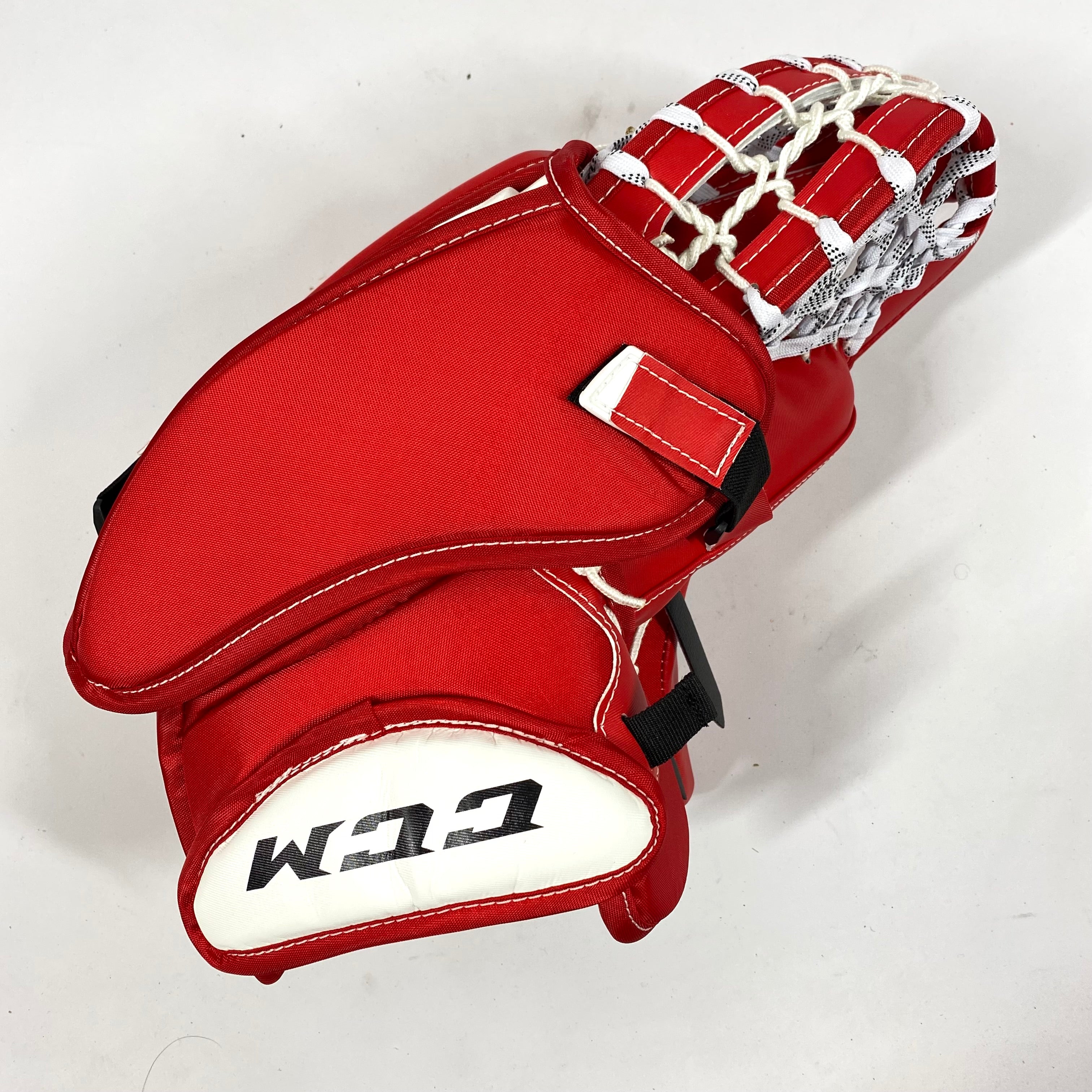 CCM AXIS - Nouveau gant de gardien Pro Stock (blanc/rouge)